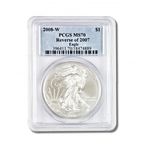 A PCGS Graded American Silver Eagle